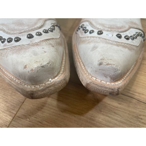 Idyllwind Sinner Western Boots White Full-Grain Leather Size 10 Lightly Worn - Picture 7 of 16